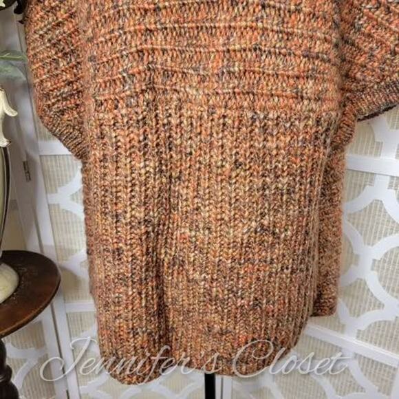 Chico's Katrina Chain Link Hardware Fringe Open Cardigan Size 1=M/8 - Picture 8 of 15